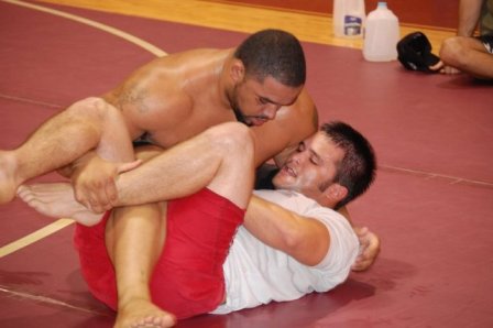 robertoa10 Roberto Torralbas attempting to sweep Mario Rinaldi at Copa America Lakeland, Florida
