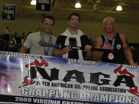 BJJ Engineer and Third Law BJJ Naples, FL : Danny Ives, Roberto Torralbas, Jon Delbrugge close out the Naga Virginia 2009 Advanced Division